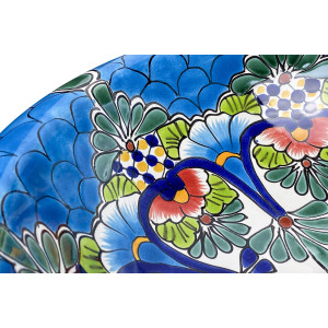 Serpiente - hand decorated washbasin from Mexico