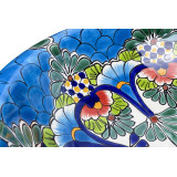 Serpiente - hand decorated washbasin from Mexico