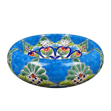 Serpiente - hand decorated washbasin from Mexico