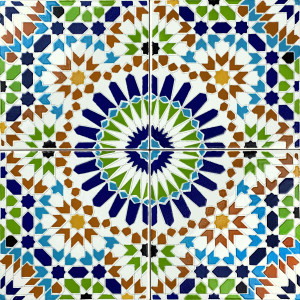 Fara - Moroccan ceramic tiles 20x20cm