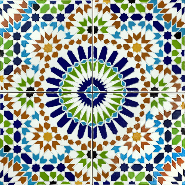 Fara - Moroccan ceramic tiles 20x20cm