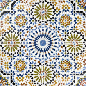 Kenza - Moroccan ceramic tiles 20x20cm