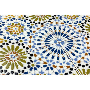Kenza - Moroccan ceramic tiles 20x20cm