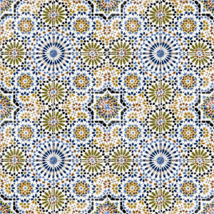Kenza - Moroccan ceramic tiles 20x20cm