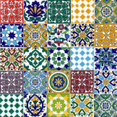 Pazzo - decorative patchwork from Tunisia 10 x 10 cm