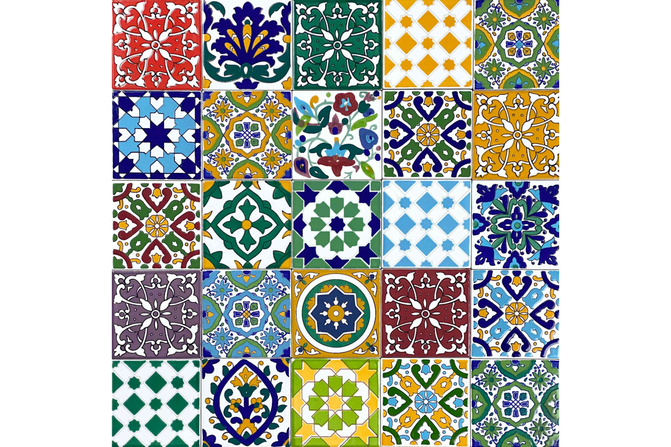 Pazzo - decorative patchwork from Tunisia 10 x 10 cm
