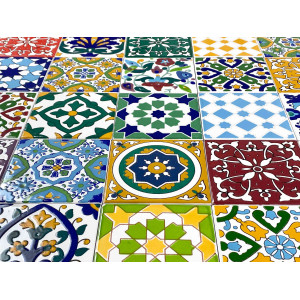 Pazzo - decorative patchwork from Tunisia 10 x 10 cm
