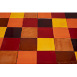 Caramelo - patchwork made of one-color tiles - 90 pcs, 1 m2