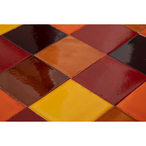Caramelo - patchwork made of one-color tiles - 90 pcs, 1 m2