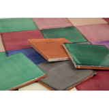 Ciruela - patchwork of single-color tiles - 90 pieces. 1 m2