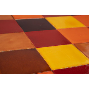 Caramelo - patchwork made of one-color tiles - 90 pcs, 1 m2