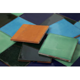 Malaquita - patchwork of single-colour tiles - 90 pcs, 1 m2
