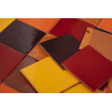 Caramelo - patchwork made of one-color tiles - 90 pcs, 1 m2