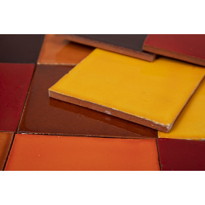 Caramelo - patchwork made of one-color tiles - 90 pcs, 1 m2