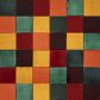 Borgońa - patchwork of single-color tiles - 90 pieces, 1 m2