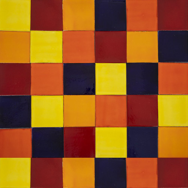 Intenso - patchwork of single-colour tiles - 90 pcs, 1 m2