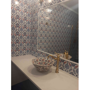 Makbule - ceramic iznik tiles 20x20cm