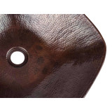 Copper countertop washbasin - Eva