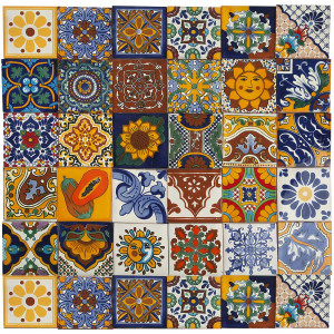 Conrado -  ceramic mexican tiles - 30 pieces