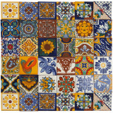 Conrado -  ceramic mexican tiles - 30 pieces