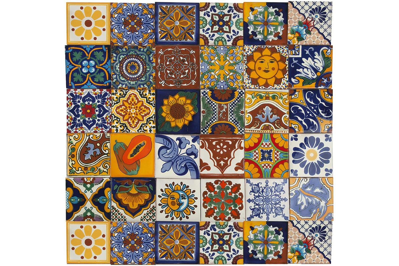 Conrado -  ceramic mexican tiles - 30 pieces