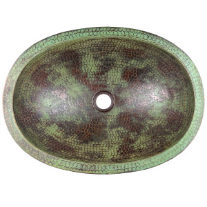 Pestana Verde - Countertop copper washbasin
