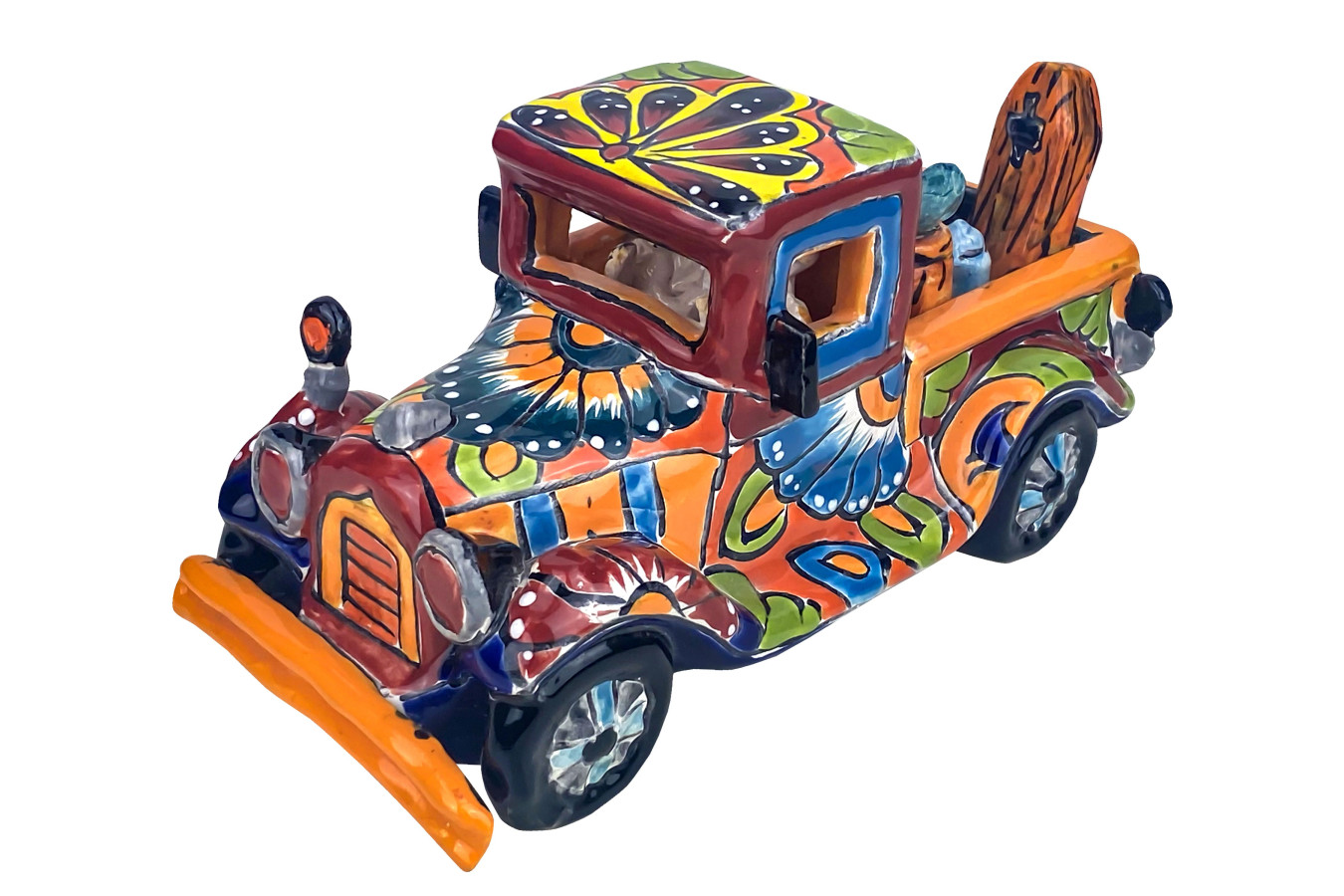 Carcacha Mini - ceramic car figurine