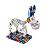 Burro y huesos - ceramic donkey figure from Mexico