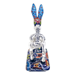 Burro y huesos - ceramic donkey figure from Mexico