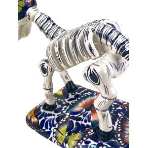 Burro y huesos - ceramic donkey figure from Mexico