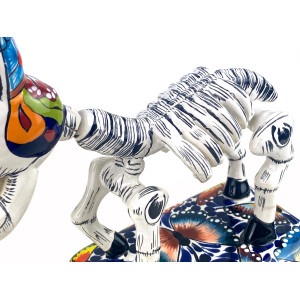 Burro y huesos - ceramic donkey figure from Mexico