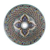 Zanya - Kolorowa umywalka ceramiczna z Maroka