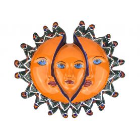 Naciente - figurine of the sun with an emerging second face