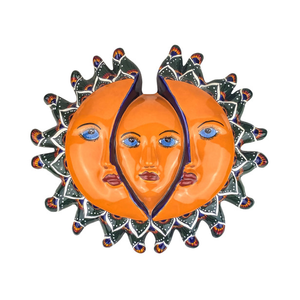 Naciente - figurine of the sun with an emerging second face