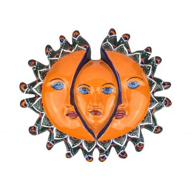 Naciente - figurine of the sun with an emerging second face