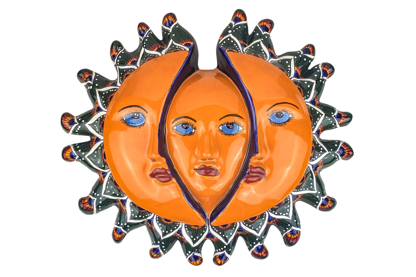 Naciente - figurine of the sun with an emerging second face