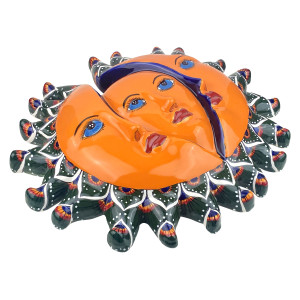Naciente - figurine of the sun with an emerging second face