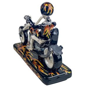 Motociclista  - Figure of a motorbike rider on a Harley