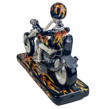 Motociclista  - Figure of a motorbike rider on a Harley