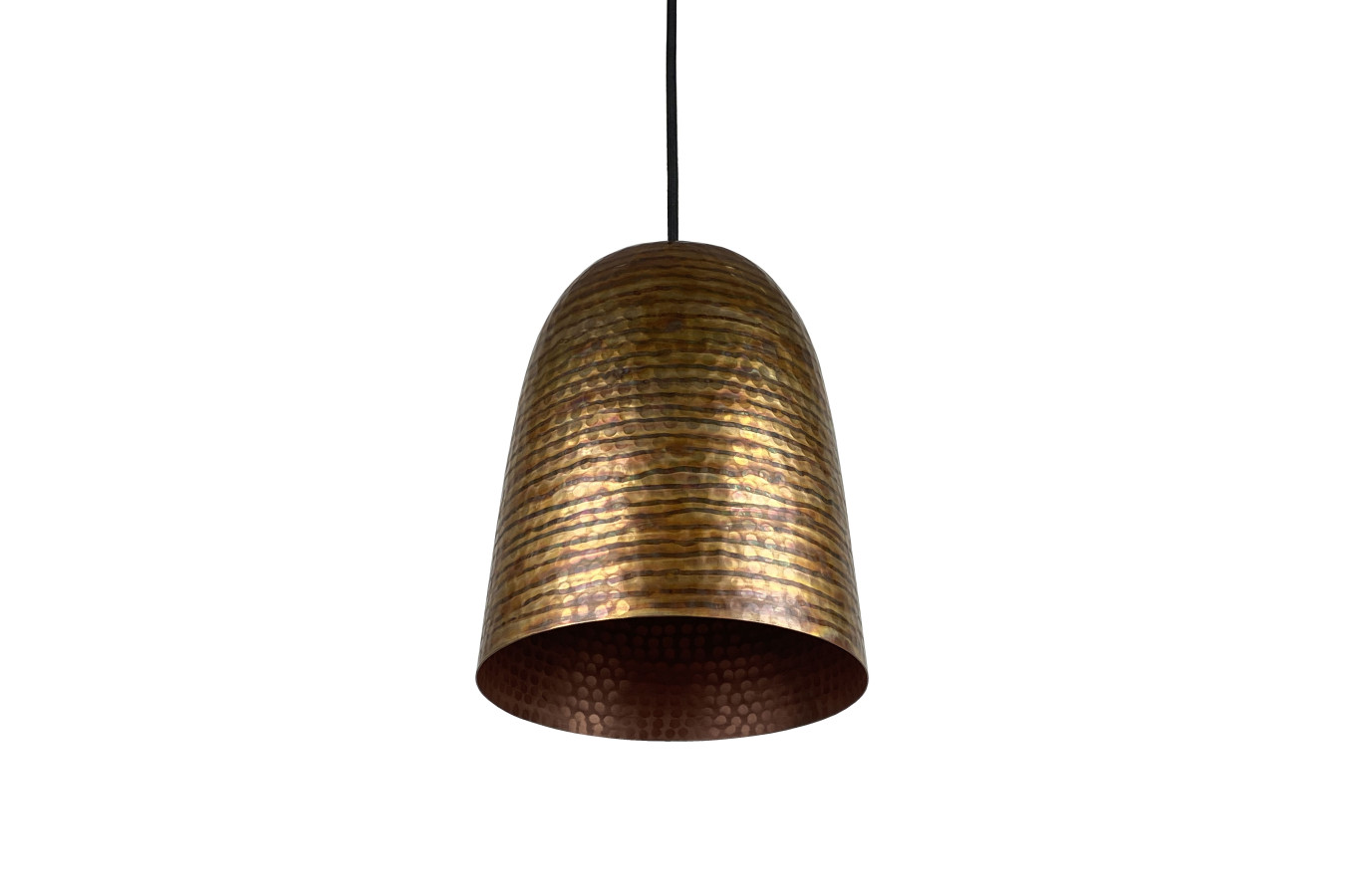 Aliso Fire - podłużna lampa miedziana z meksyku