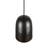 Aliso Dark Brown - elongated copper lamp from Mexico