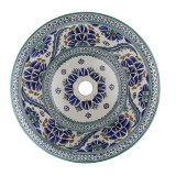 Zanya - Kolorowa umywalka ceramiczna z Maroka
