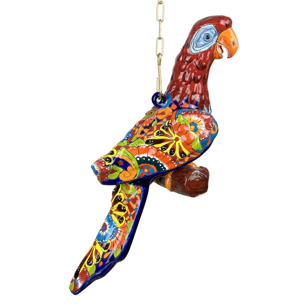 Guacamaya - ceramic parrot figurine
