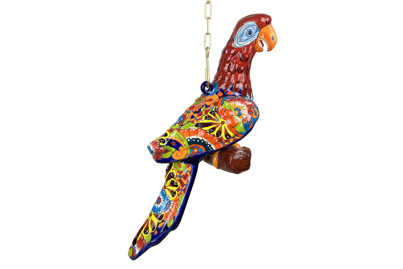 Guacamaya - ceramic parrot figurine