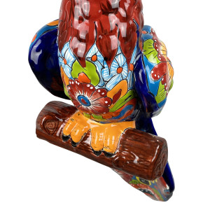 Guacamaya - ceramic parrot figurine