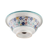 Zanya - Kolorowa umywalka ceramiczna z Maroka