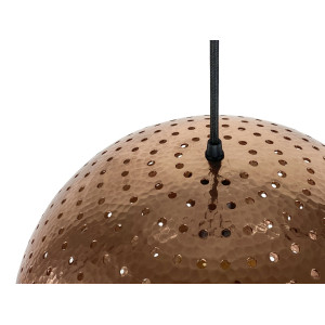Bola L - świecąca kulista lampa miedziana z meksyku