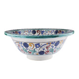 Zanya - Kolorowa umywalka ceramiczna z Maroka
