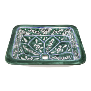 Baila - Talavera built-in washbasin