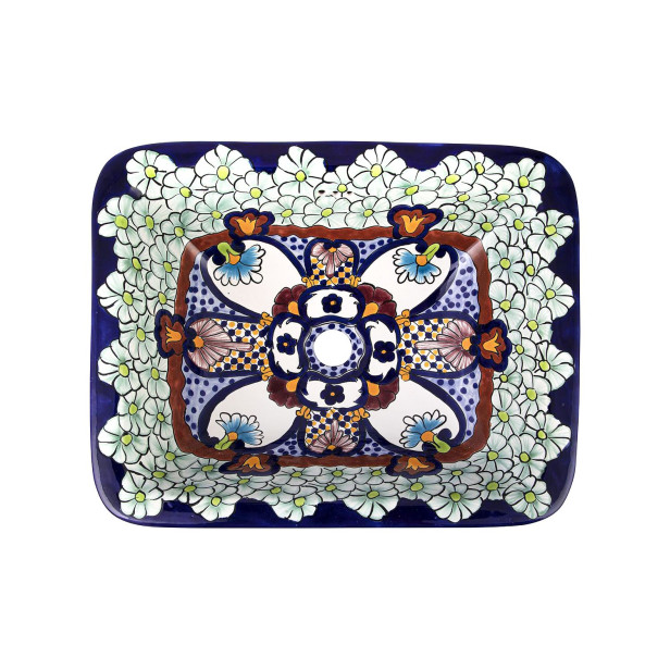 Juanetta - rectangular bathroom washbasin from Mexico